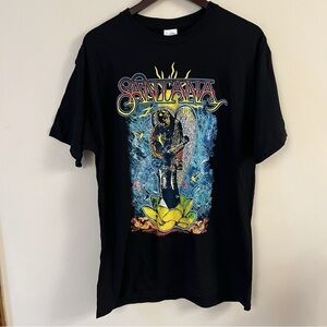 Santana Luminosity Tour 2016 Graphic T-shirt Size Large Cotton Band Tee